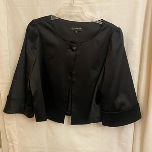 Jones New York Black Satin Jacket